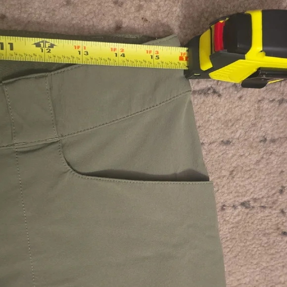 Eastern Mountain Sports (EMS) hiking pants,   olive green, 8R, Preowned - Picture 12 of 16